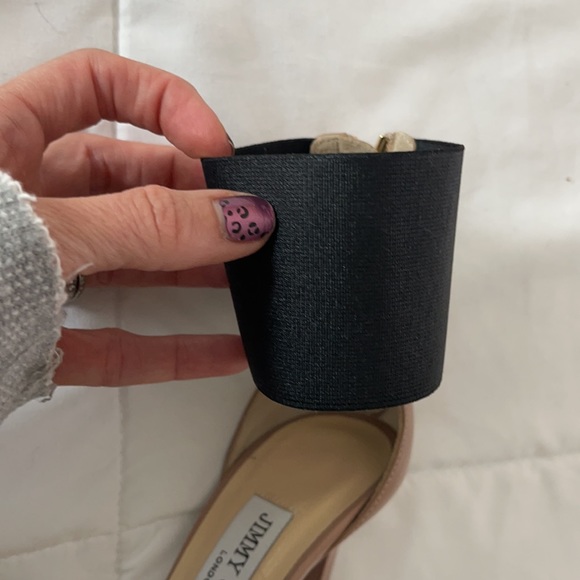 COPY - Jimmy choo heels. Elastic around ankle 37 1/2 - Picture 5 of 6